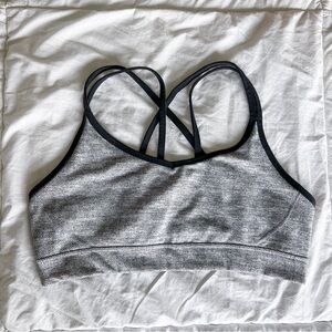 manduka | herringbone chevron sports bra large
